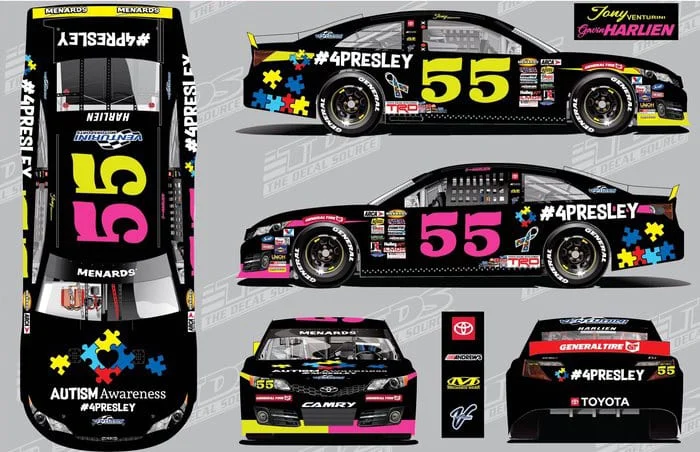 ARCA Rookie Gavin Harlien Throwsback with Technicolor Scheme at Salem Speedway